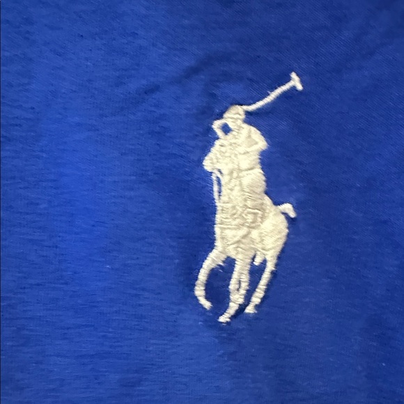 Polo by Ralph Lauren Blue France Tee sz XXL gently worn - Picture 3 of 6